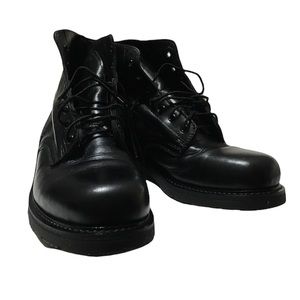 Canadian Military Issue Leather Boots Black